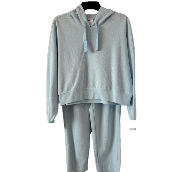 all in motion Other - All in Motion Light Blue Sweat Suit Set